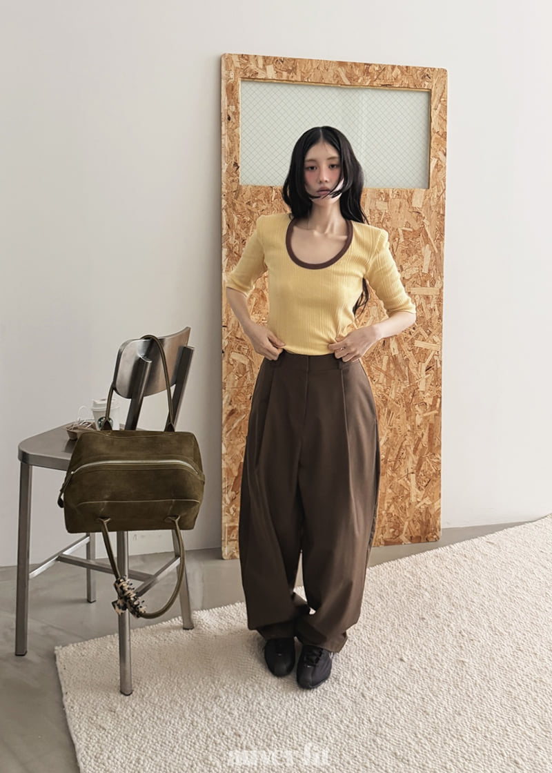 Auver_Fit - Korean Women Fashion - #womensfashion - Back Full Moon Tee