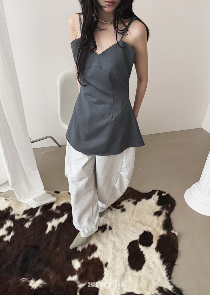 Auver_Fit - Korean Women Fashion - #womensfashion - Tailored Line Sleeveless - 6