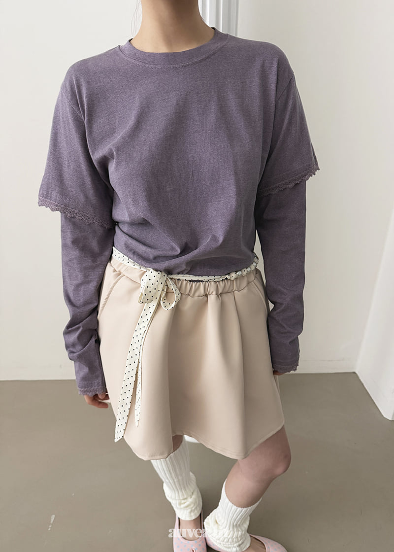 Auver_Fit - Korean Women Fashion - #womensfashion - Madeleine Layered Tee - 6