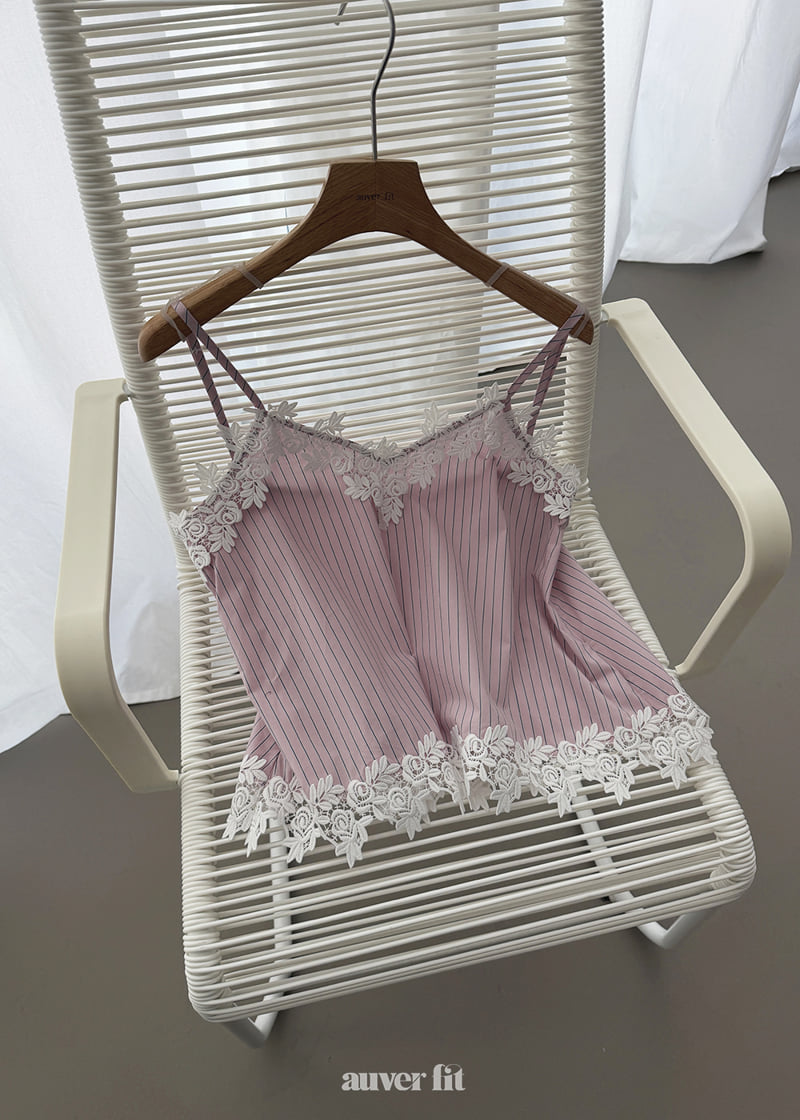 Auver_Fit - Korean Women Fashion - #womensfashion - Stripe Laurel Sleeveless - 5