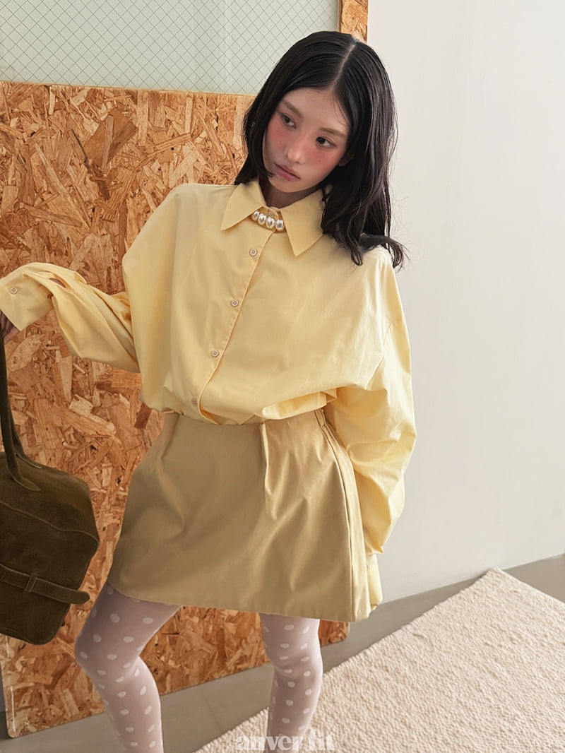 Auver_Fit - Korean Women Fashion - #womensfashion - Pale Dart Mini Skirt