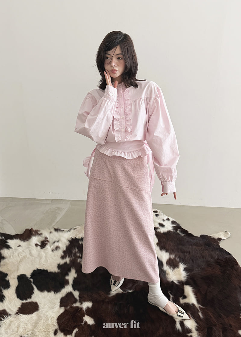 Auver_Fit - Korean Women Fashion - #womensfashion - Leopard Nubuck Skirt - 2