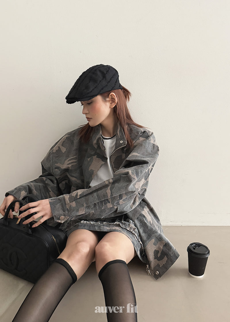 Auver_Fit - Korean Women Fashion - #womensfashion - Military Field Jacket - 10