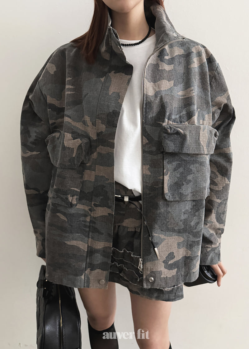 Auver_Fit - Korean Women Fashion - #womensfashion - Military Field Jacket - 12