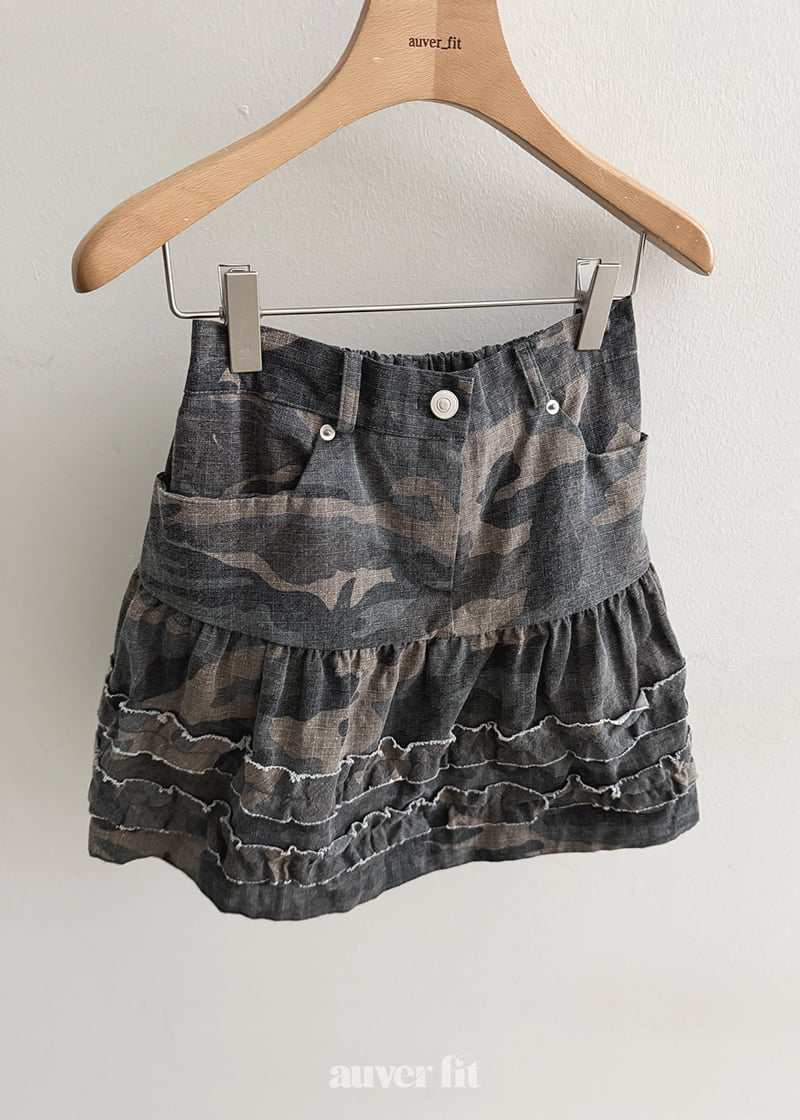 Auver_Fit - Korean Women Fashion - #womensfashion - Military Frill Mini Skirt - 12