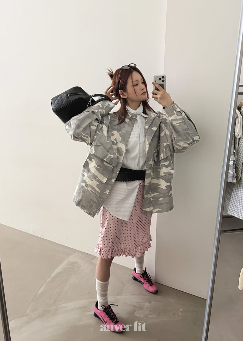 Auver_Fit - Korean Women Fashion - #womensfashion - Double Frill Dot Skirt - 9