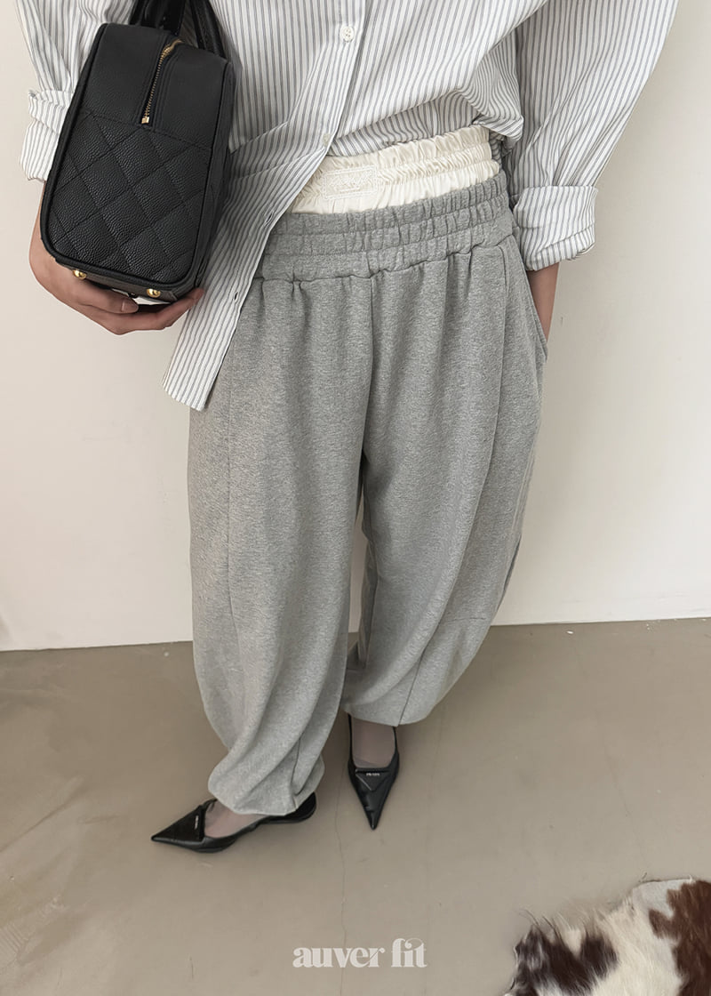Auver_Fit - Korean Women Fashion - #womensfashion - Satin Double Jogger Pants - 9