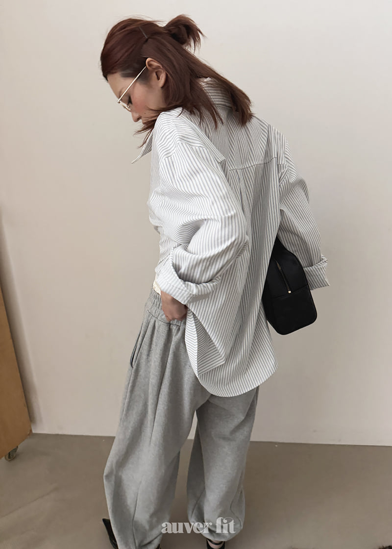 Auver_Fit - Korean Women Fashion - #womensfashion - Wire Collar Shirt - 7