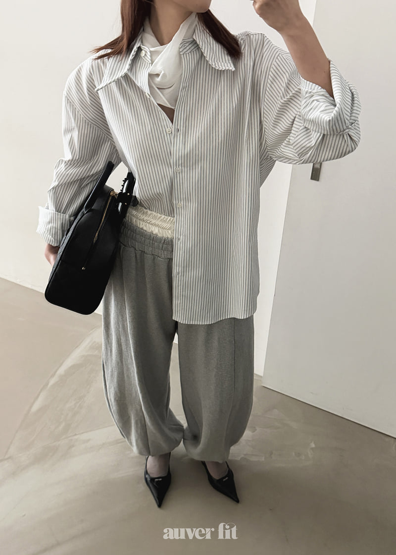 Auver_Fit - Korean Women Fashion - #womensfashion - Wire Collar Shirt - 9