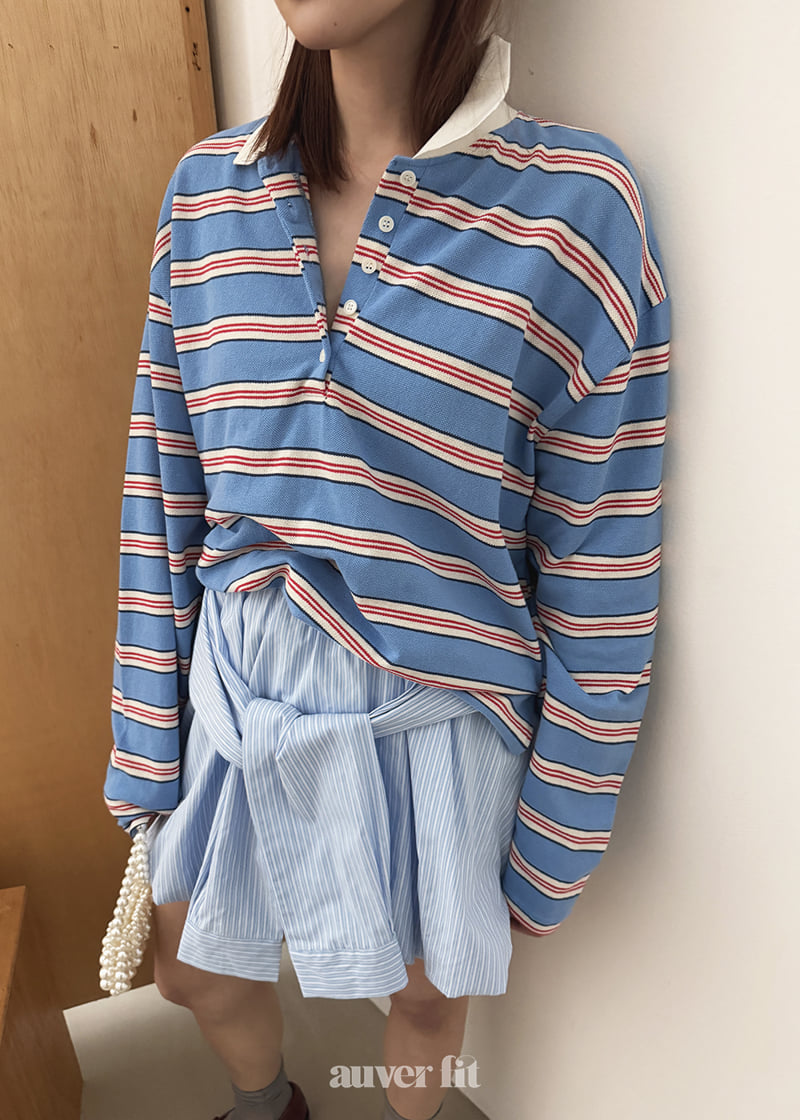 Auver_Fit - Korean Women Fashion - #momslook - Palette PK Tee - 4