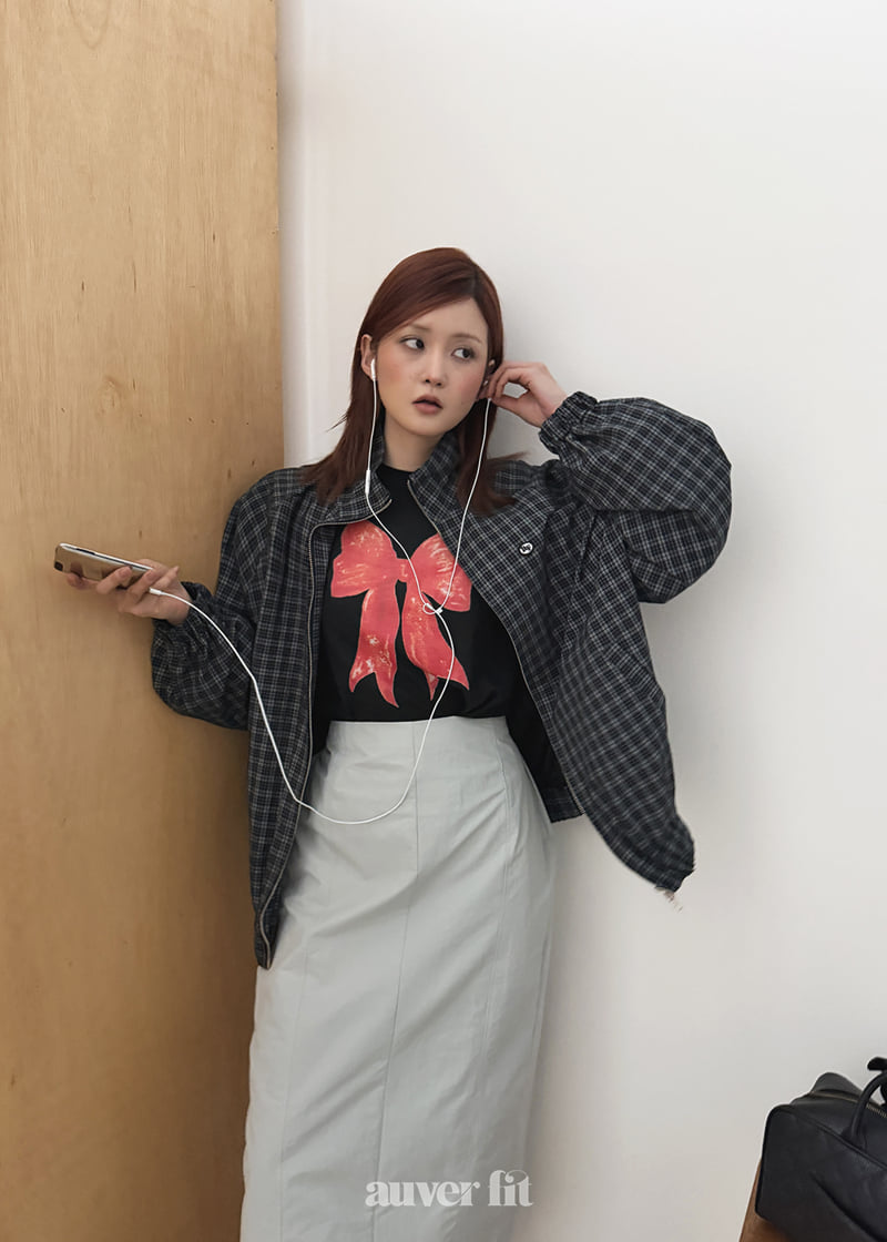 Auver_Fit - Korean Women Fashion - #womensfashion - Ribbon Heart Tee - 3
