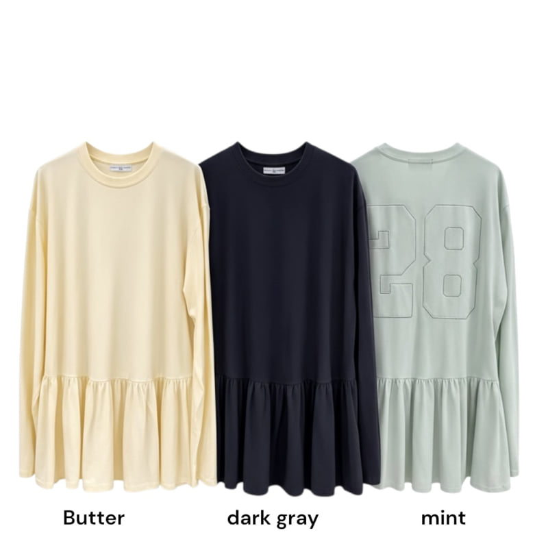 Auver_Fit - Korean Women Fashion - #womensfashion - 28 Shirring Tee - 12