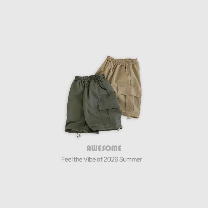 Awesome Bebe - Korean Children Fashion - #Kfashion4kids - Rustling Cargo Pants