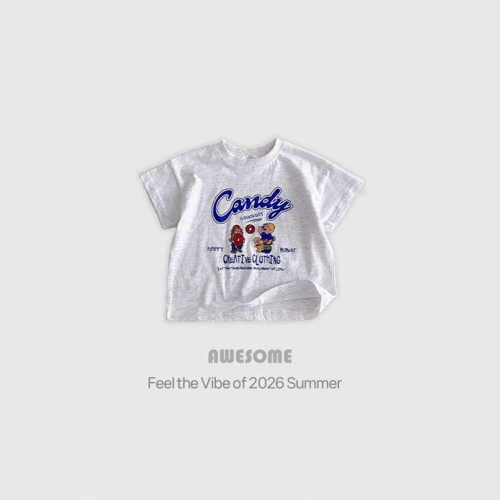 Awesome Bebe - Korean Children Fashion - #Kfashion4kids - Candy Short Sleeve Tee - 9