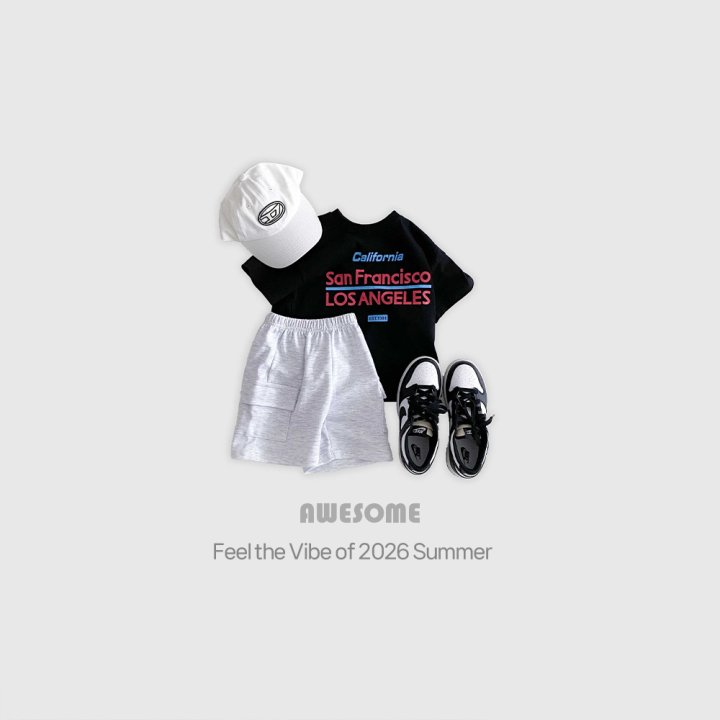 Awesome Bebe - Korean Children Fashion - #childofig - California Short Sleeve Tee - 2