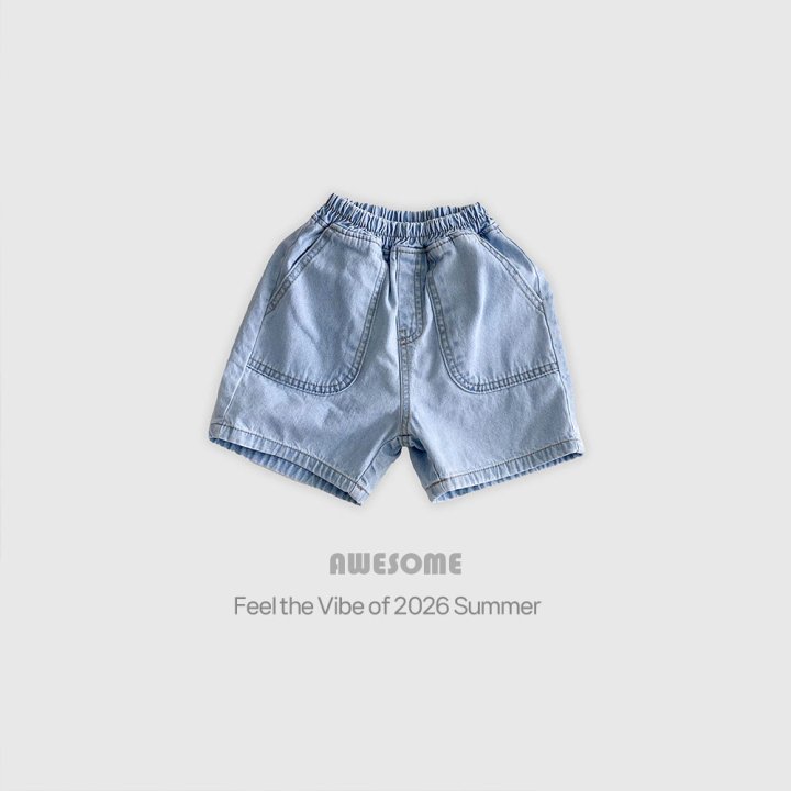 Awesome Bebe - Korean Children Fashion - #childofig - Pocket Denim Pants - 11
