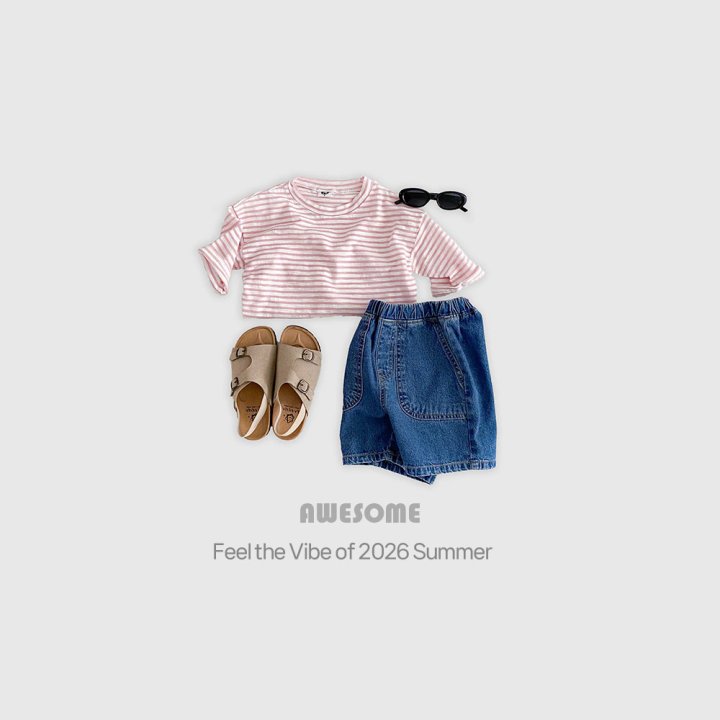 Awesome Bebe - Korean Children Fashion - #childofig - Stripe Tee - 8
