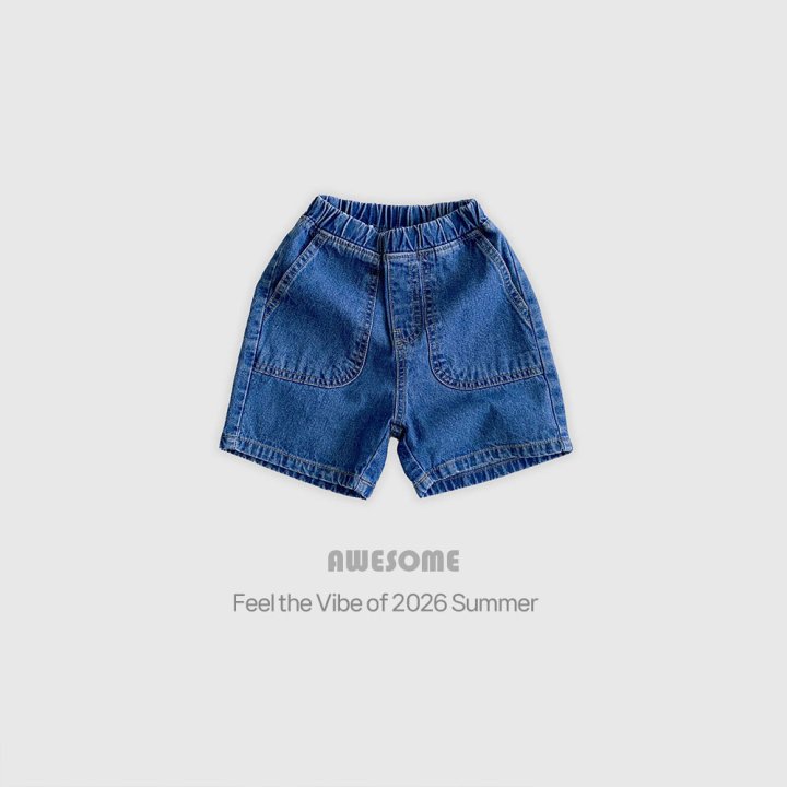 Awesome Bebe - Korean Children Fashion - #childrensboutique - Pocket Denim Pants - 12