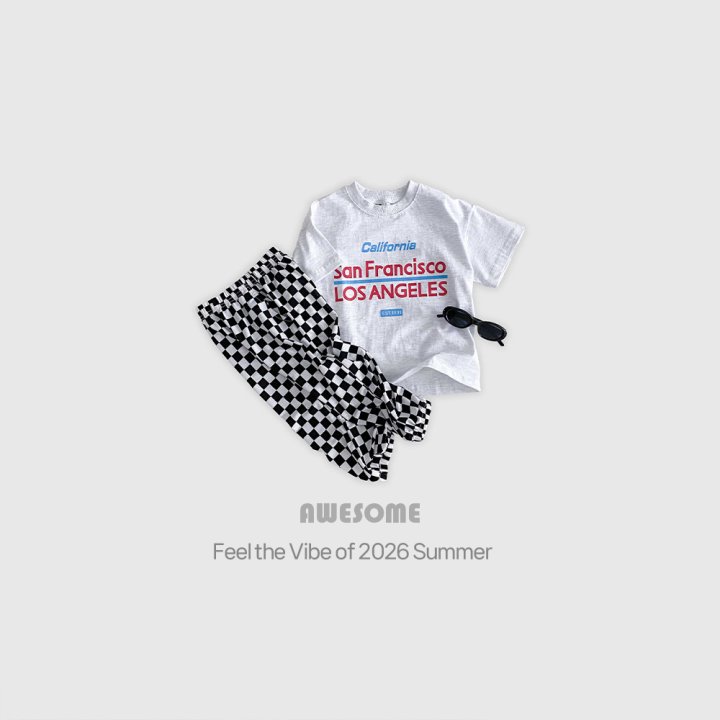 Awesome Bebe - Korean Children Fashion - #discoveringself - California Short Sleeve Tee - 5
