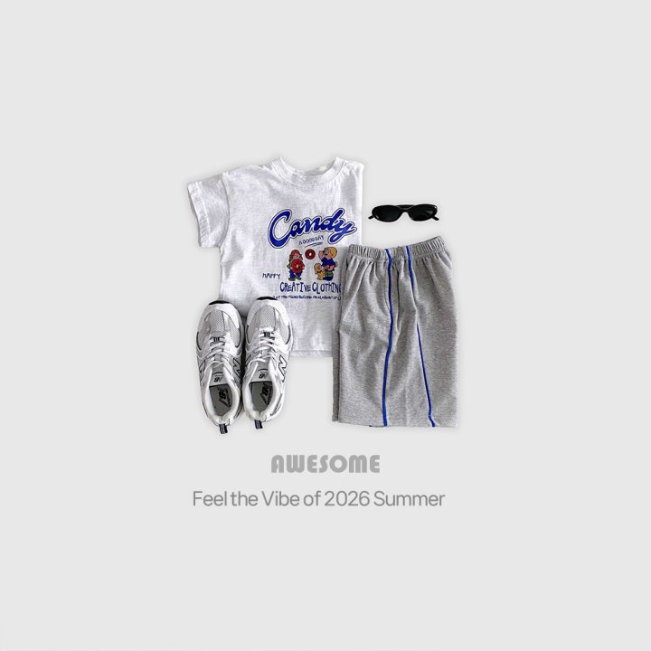 Awesome Bebe - Korean Children Fashion - #fashionkids - Candy Short Sleeve Tee - 5
