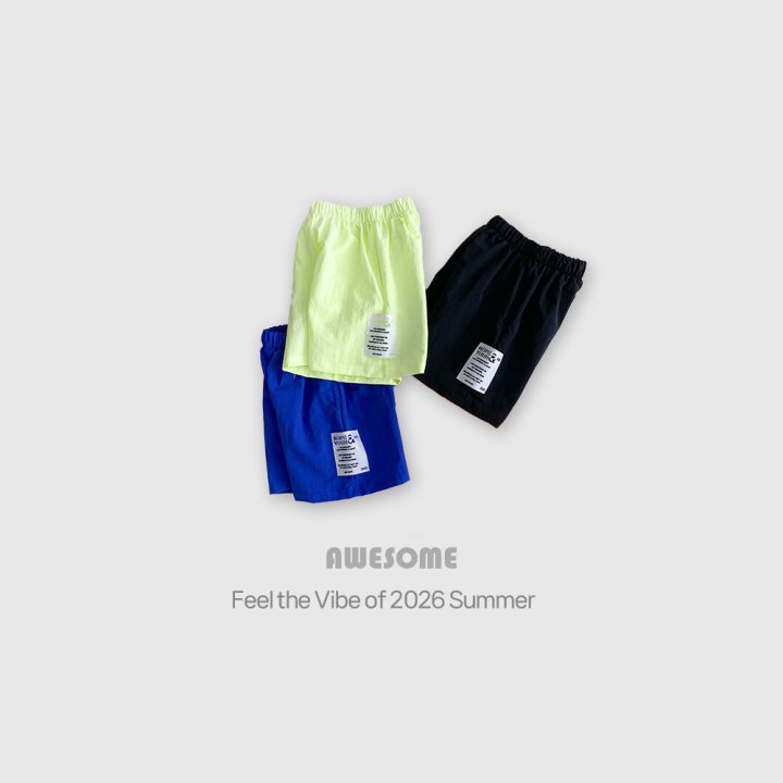 Awesome Bebe - Korean Children Fashion - #kidsstore - Color Rustling Half Pants