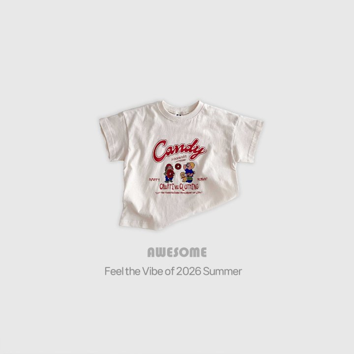 Awesome Bebe - Korean Children Fashion - #kidzfashiontrend - Candy Short Sleeve Tee - 8