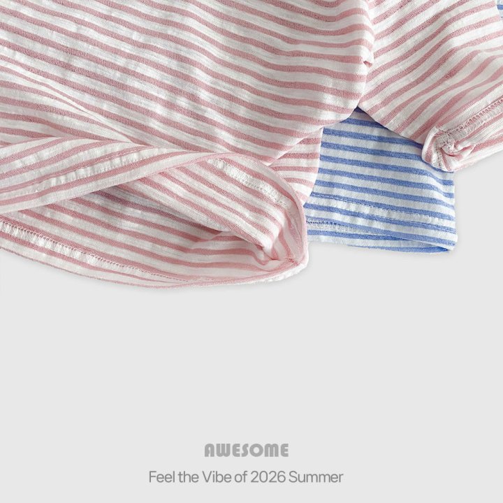 Awesome Bebe - Korean Children Fashion - #Kfashion4kids - Stripe Tee - 4