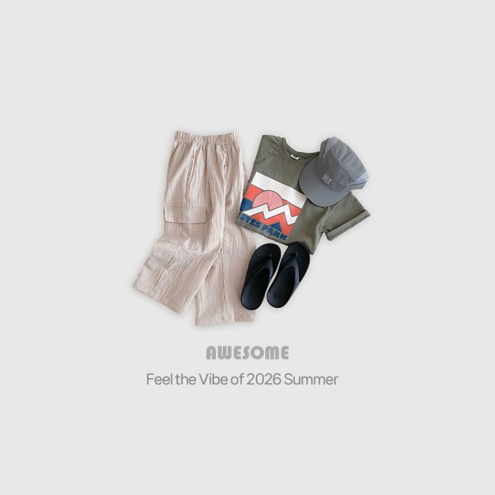 Awesome Bebe - Korean Children Fashion - #littlefashionista - Linen Cargo Pants - 3