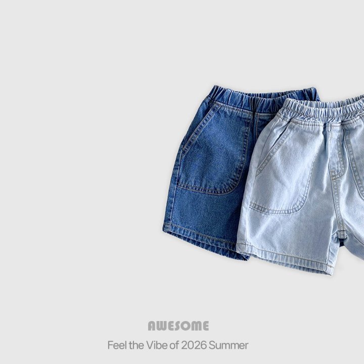 Awesome Bebe - Korean Children Fashion - #minifashionista - Pocket Denim Pants - 8
