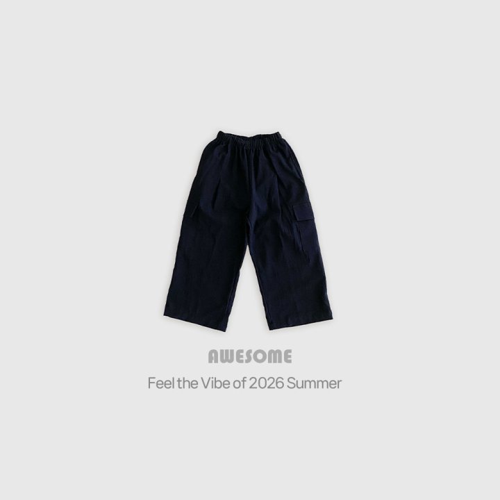Awesome Bebe - Korean Children Fashion - #minifashionista - Linen Cargo Pants - 5