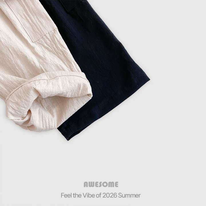 Awesome Bebe - Korean Children Fashion - #stylishchildhood - Linen Cargo Pants - 9