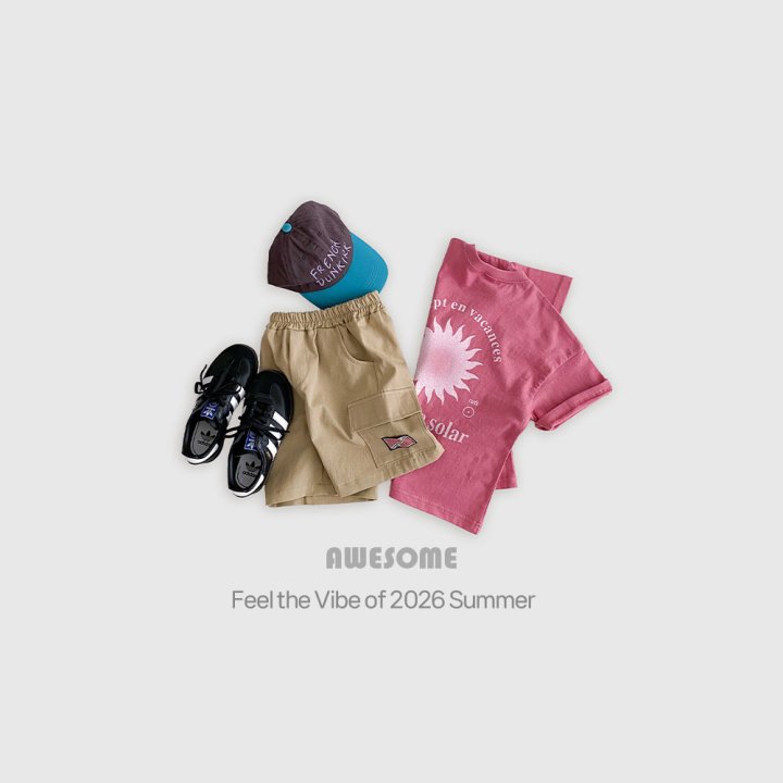 Awesome Bebe - Korean Children Fashion - #todddlerfashion - Cargo Label Half Pants - 5