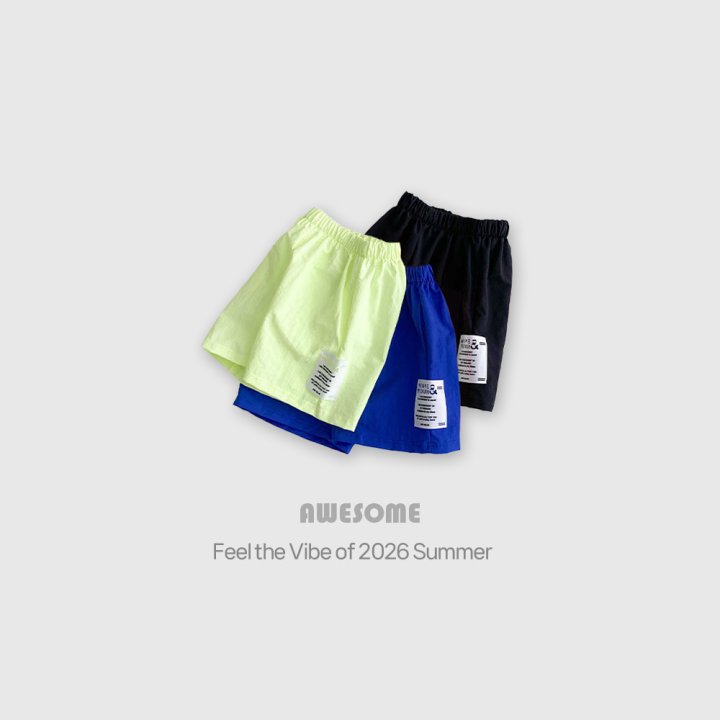 Awesome Bebe - Korean Children Fashion - #todddlerfashion - Color Rustling Half Pants - 8
