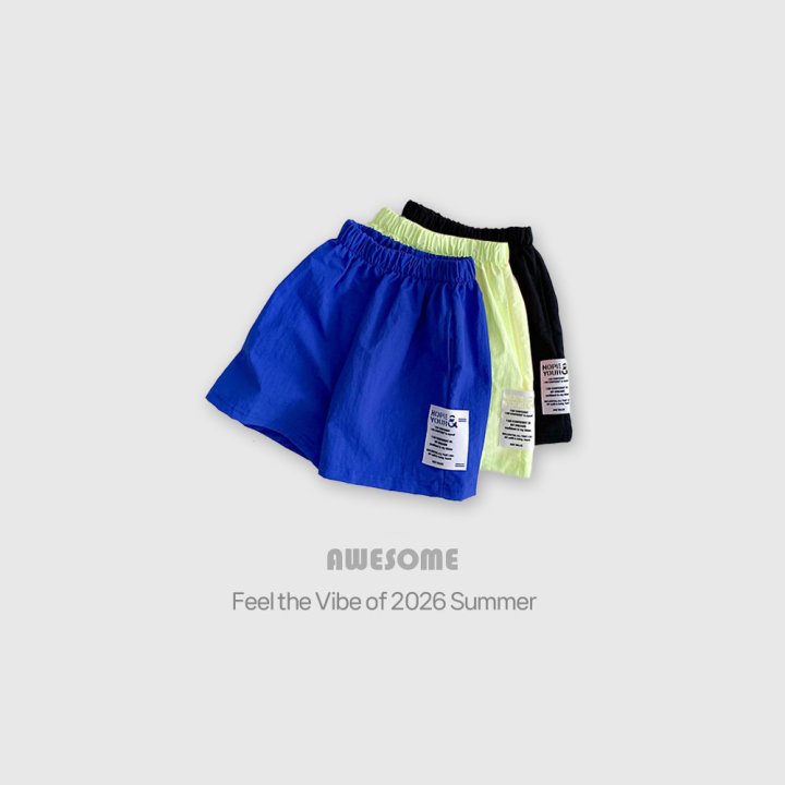 Awesome Bebe - Korean Children Fashion - #toddlerclothing - Color Rustling Half Pants - 9