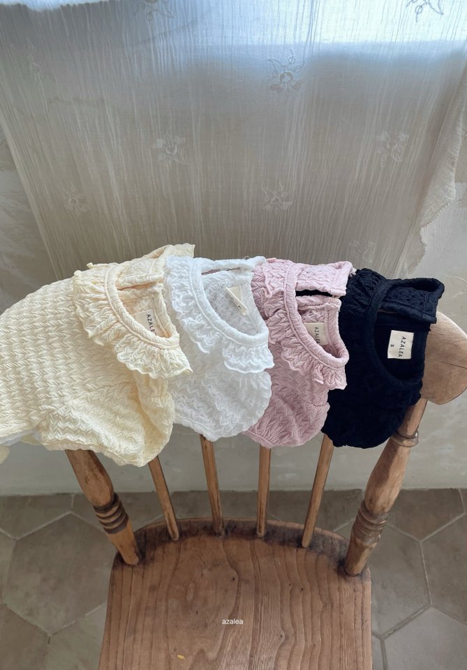 Azalea - Korean Children Fashion - #childofig - Zigzag Frill Tee - 8