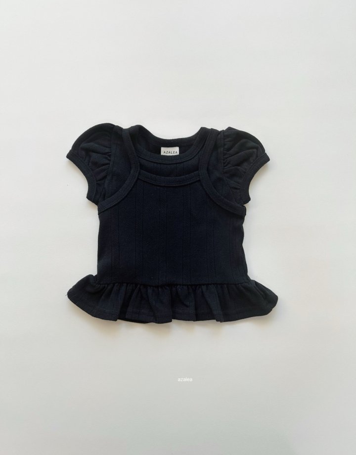 Azalea - Korean Children Fashion - #childofig - Red Flavor Sleeveless Set - 6
