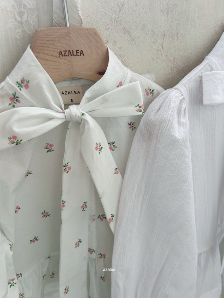 Azalea - Korean Children Fashion - #childofig - Alice Ribbon Blouse - 6
