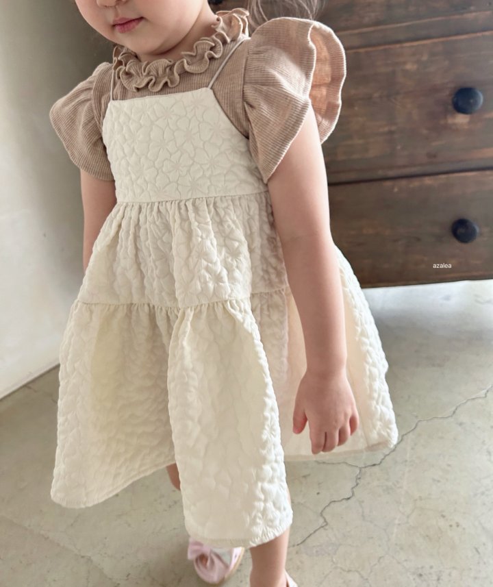 Azalea - Korean Children Fashion - #stylishchildhood - Romance Tiered One-piece - 4