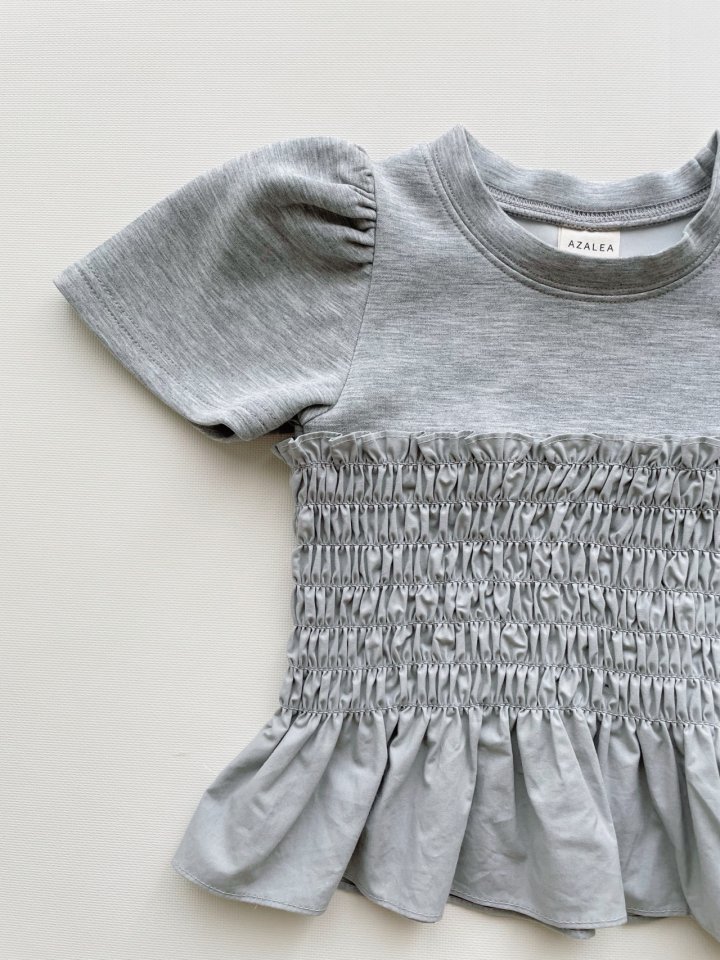 Azalea - Korean Children Fashion - #designkidswear - Jelly Smock Tee - 6