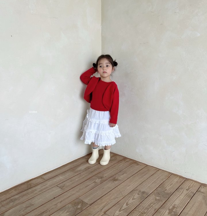 Azalea - Korean Children Fashion - #kidsshorts - Beads Cardigan Set - 11