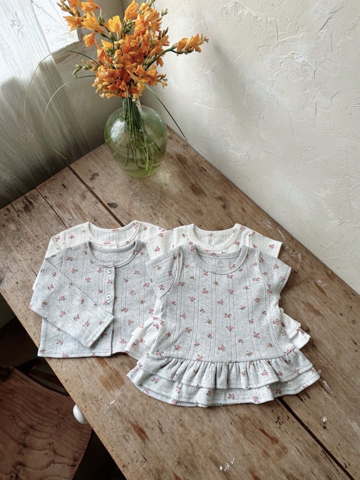Azalea - Korean Children Fashion - #kidsshorts - Sylvia Cardigan Set - 10