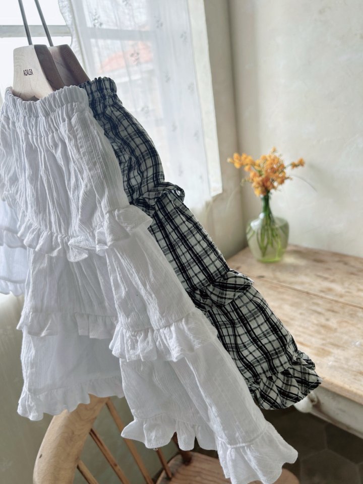 Azalea - Korean Children Fashion - #kidsshorts - Laura Tiered Skirt - 7