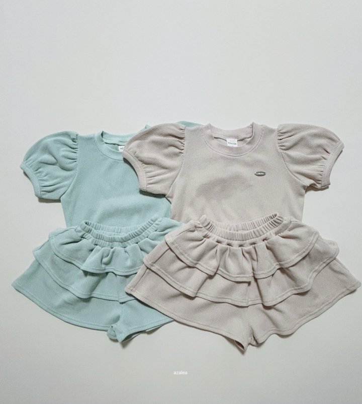 Azalea - Korean Children Fashion - #kidsshorts - Jane Waffle Set-up - 12