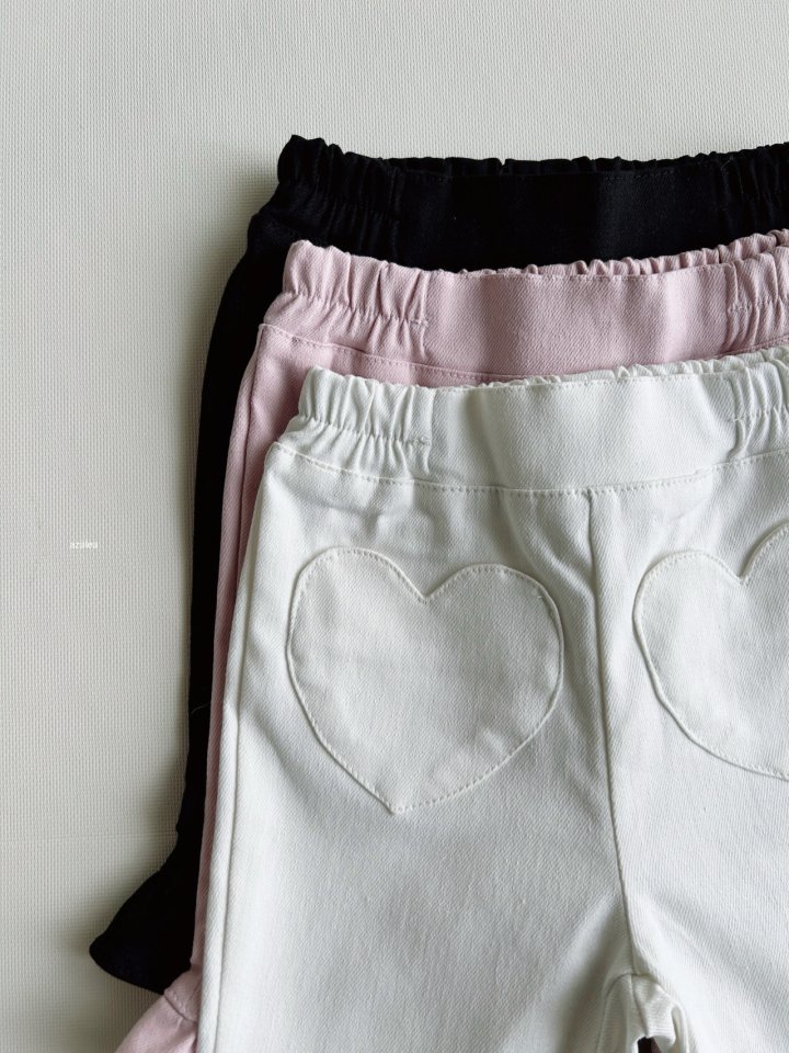 Azalea - Korean Children Fashion - #kidsstore - Lala Heart Pants - 7