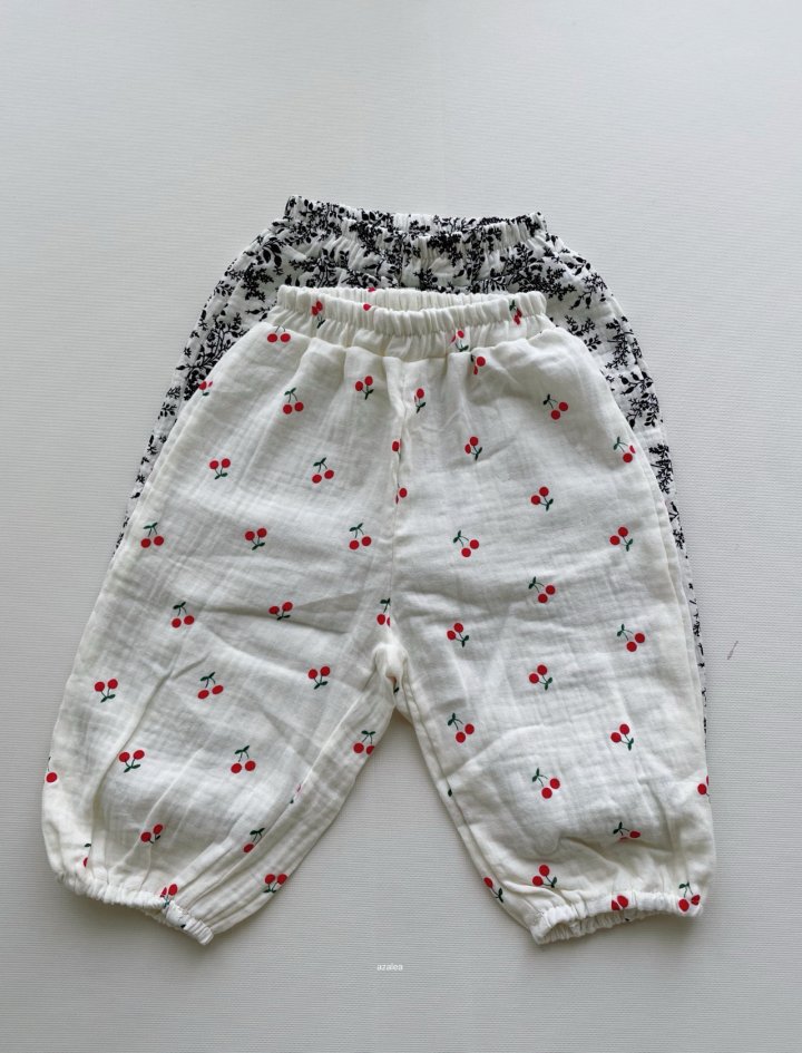 Azalea - Korean Children Fashion - #kidsstore - Cherry Bubble Pants - 5
