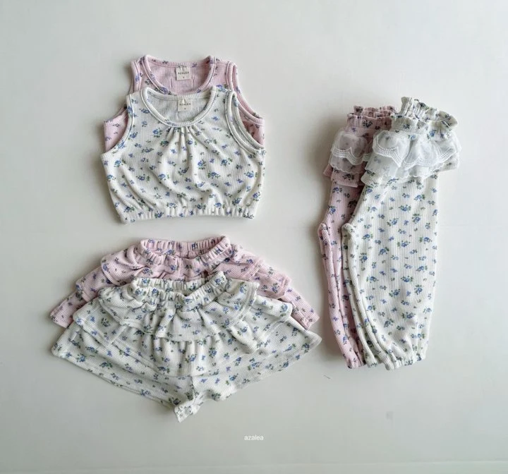 Azalea - Korean Children Fashion - #kidsstore - Berry Waffle Vest - 2