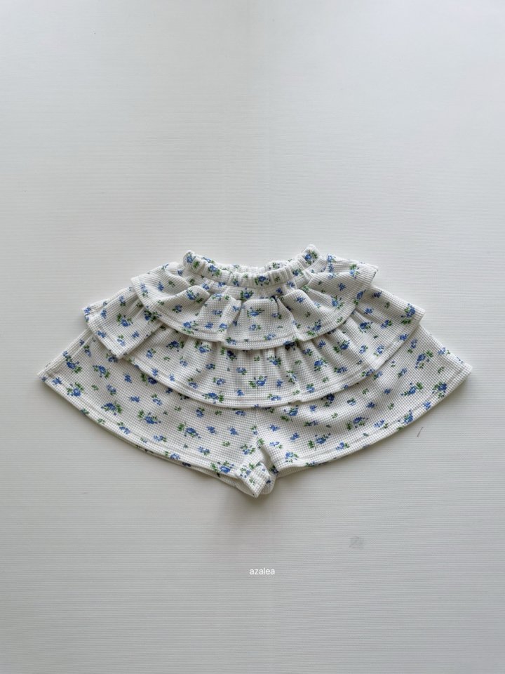Azalea - Korean Children Fashion - #Kfashion4kids - Berry Waffle Tiered Pants - 4
