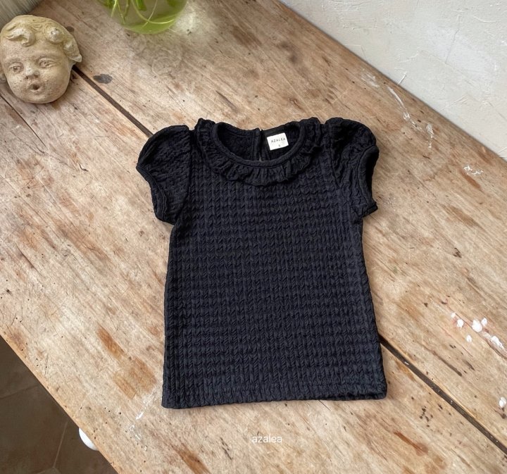 Azalea - Korean Children Fashion - #minifashionista - Zigzag Frill Tee - 6