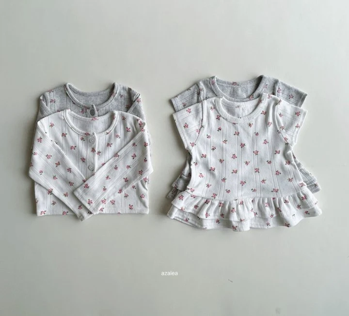 Azalea - Korean Children Fashion - #minifashionista - Sylvia Cardigan Set - 2