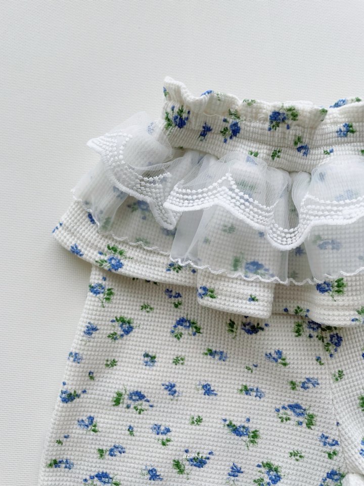 Azalea - Korean Children Fashion - #minifashionista - Berry Waffle Jogger Pants - 5